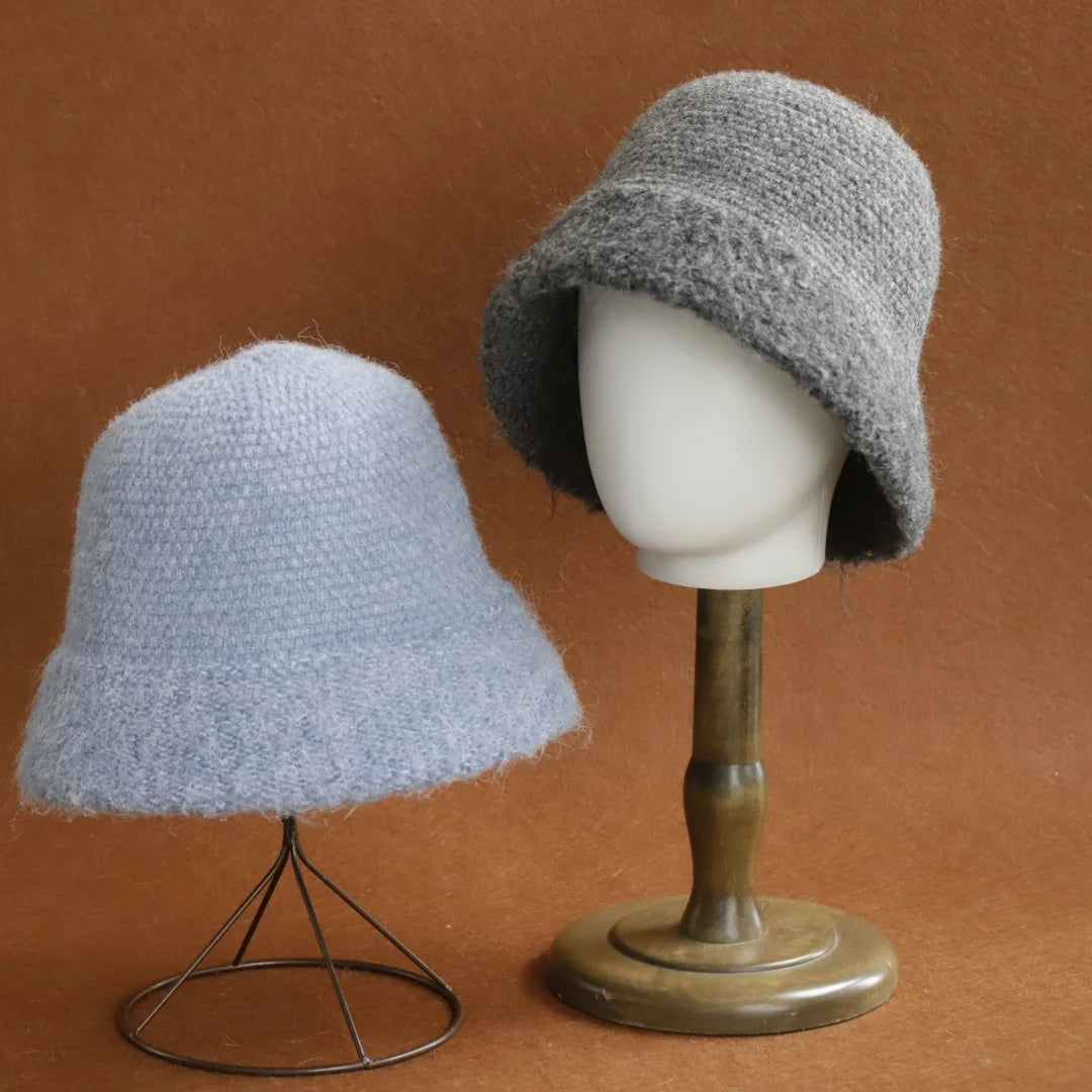 2026 Winter Woolen Warm Bucket Hat
