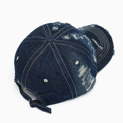 Spring And Summer Soft Top Distressed Washed Baseball Cap