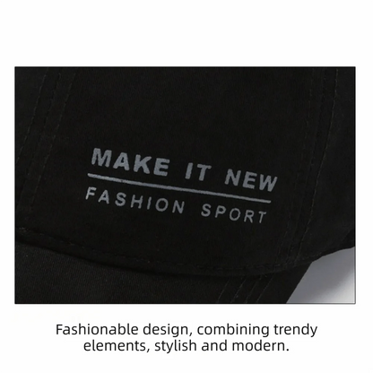 Letter Embroidery Visor Baseball Cap Adjustable Pure Cotton Peaked Cap Casquette For Man Women Unisex