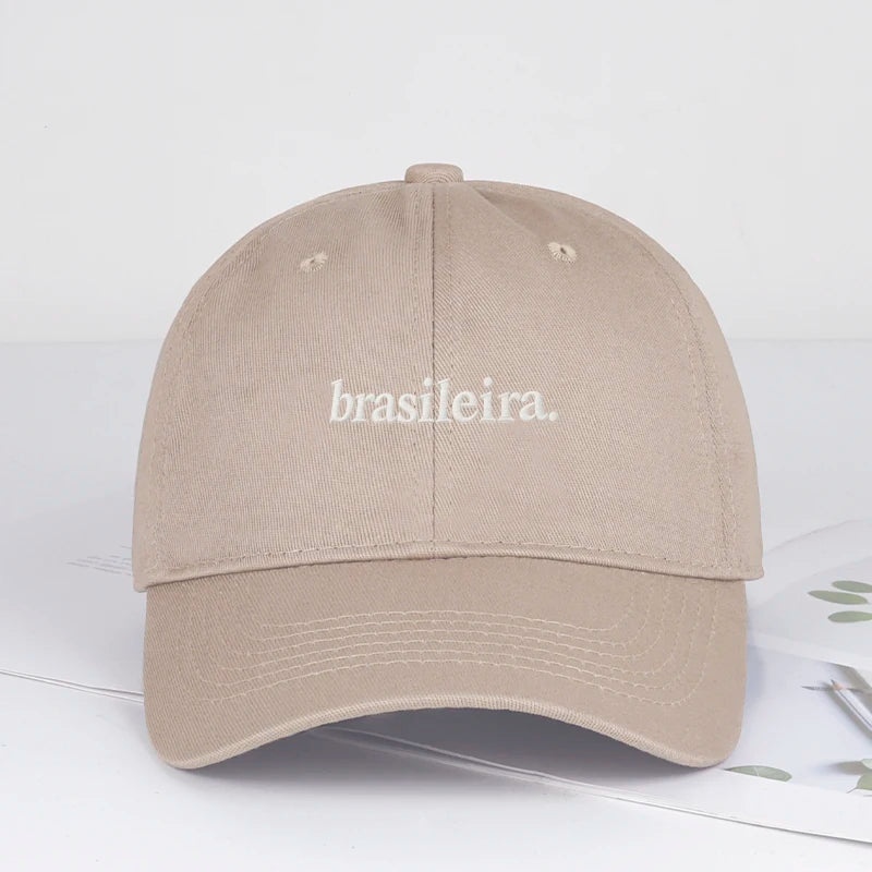 "Brasileira" Embroidered Multi-color Baseball Cap For Men Women