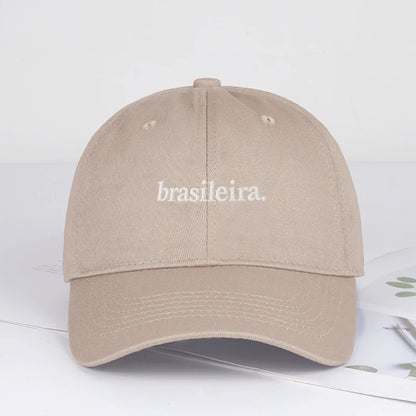 "Brasileira" Embroidered Multi-color Baseball Cap For Men Women