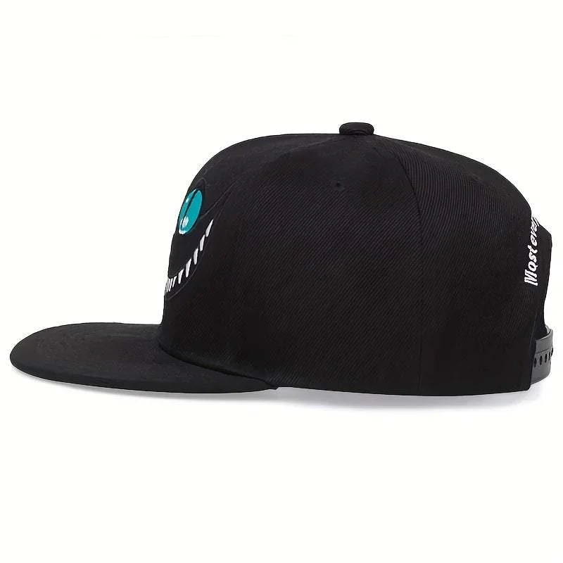 Unisex Cartoon Cat Embroidery Hip-Hop Hats
