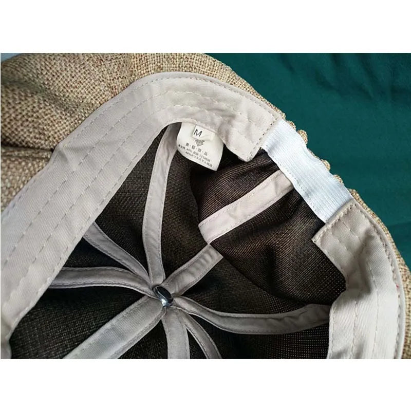 Octagonal Newsboy Cap Spring Summer Breathable Sun Protection Hat