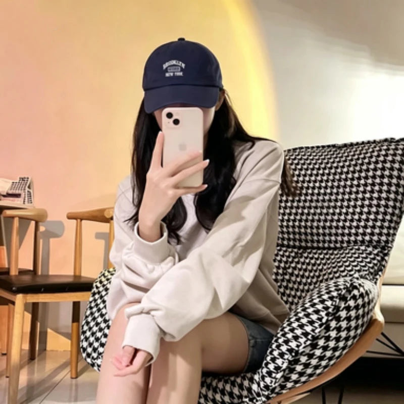 Fashion BROOKLYN Baseball Cotton Adjustable Snapback Hat Embroidery Cap Hip Hop Outdoor Casual Sun Hats