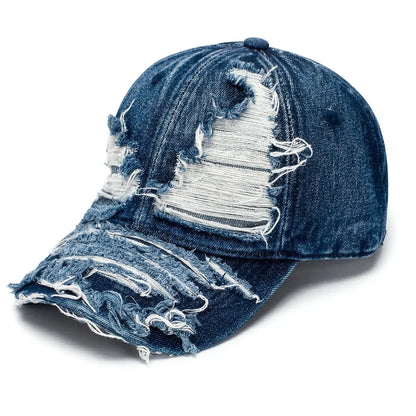 American-Style Retro Denim Baseball Cap