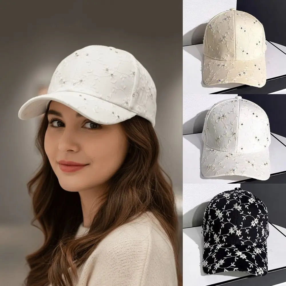 Trendy Little Flower Ladies Sun Hat