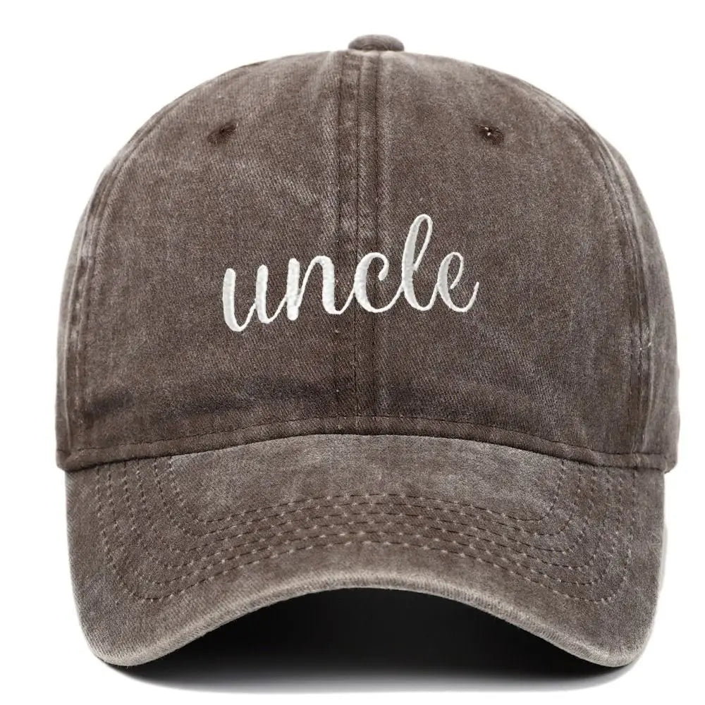 Fashion Washed Cotton Uncle Auntie Matching Caps