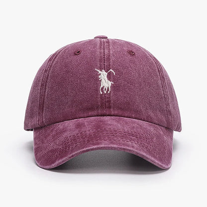 Washed Cotton Soft Baseball Caps Adjustable