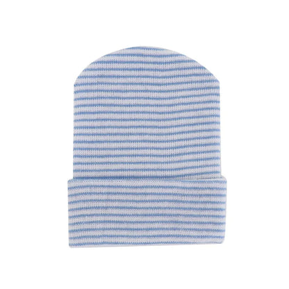 Cute Newborn Baby Hat Infant Girl Boy Comfy Striped Hospital Cap