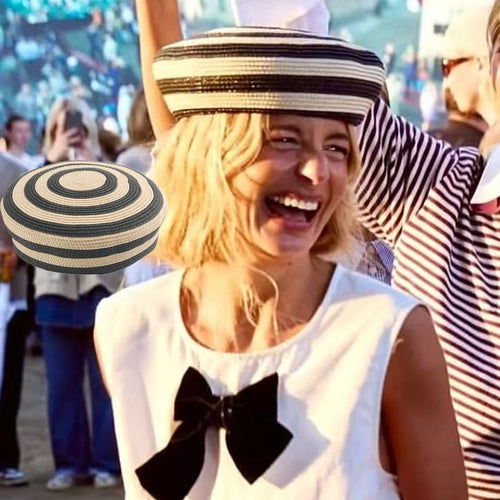 Fashion France Striped Dome Beret Women Sailor Hat