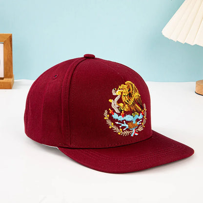 Unisex Mexican Eagle Label Baseball Net Caps