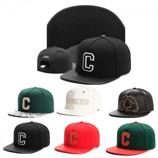 High Quality C Embroidery Cap Snapback Cap for Men Women