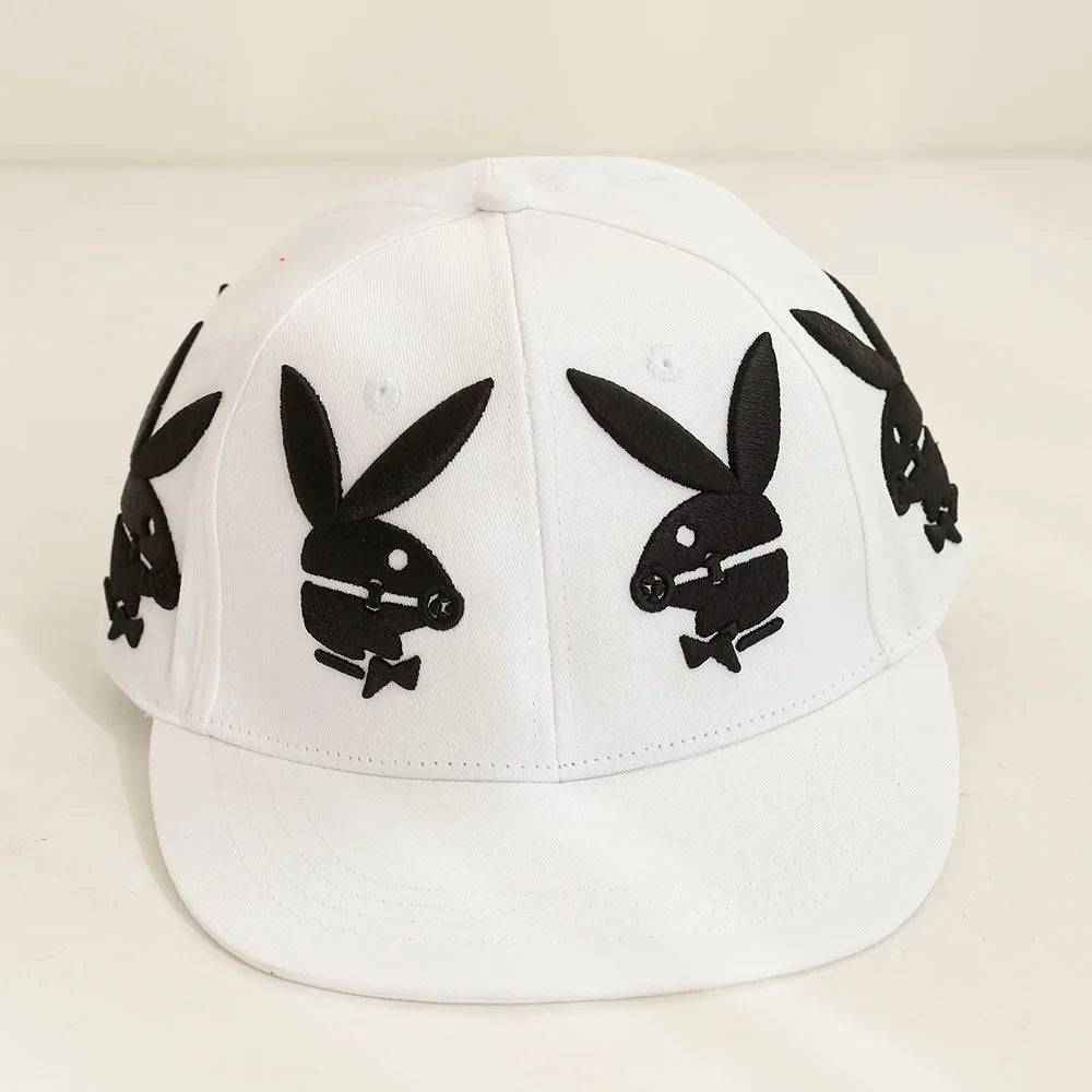 Cute Rabbit Coconut Embroidered Baseball Hat