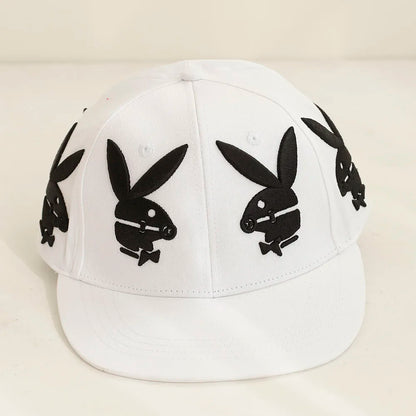 Cute Rabbit Coconut Embroidered Baseball Hat