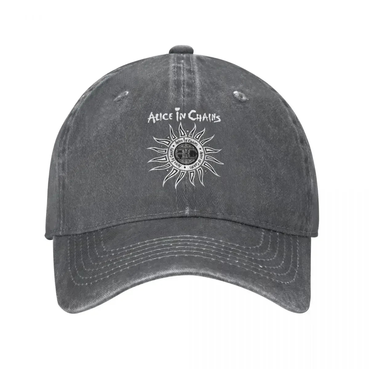 Baseball Caps Alice In Chains Band Accessories Unisex Vintage Distressed