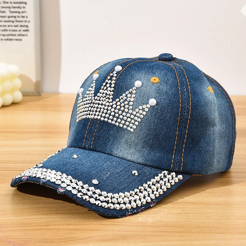 Diamond-Encrusted Baseball Cap