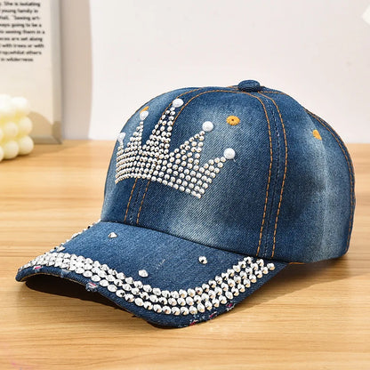 Diamond-Encrusted Baseball Cap