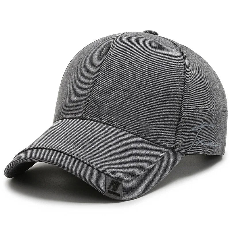 High Quality Solid Baseball Caps For Men Outdoor Cotton Cap