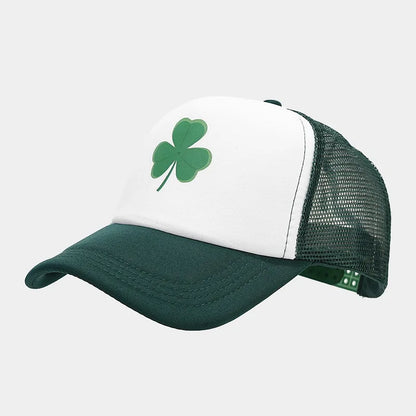 Fashion Clover Pattern Driver Hat Men's Summer Baseball Cap