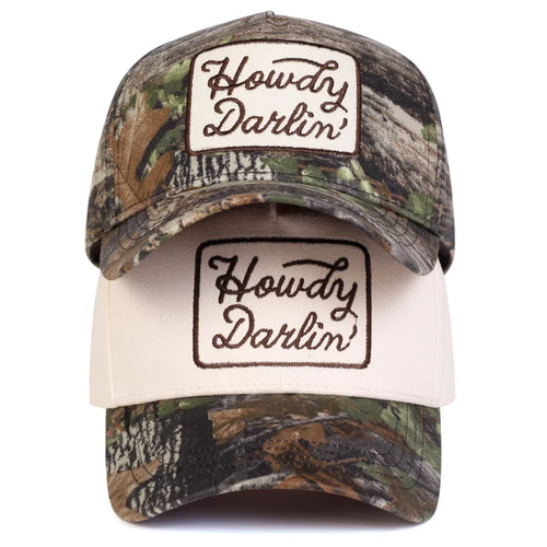 Unisex Howdy Darlin Embroidery Baseball Caps Spring and Autumn
