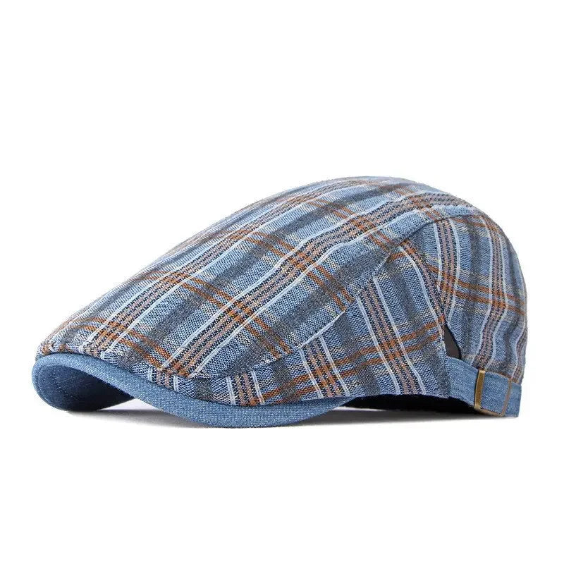 Cotton Print Newsboy Caps Flat Cap