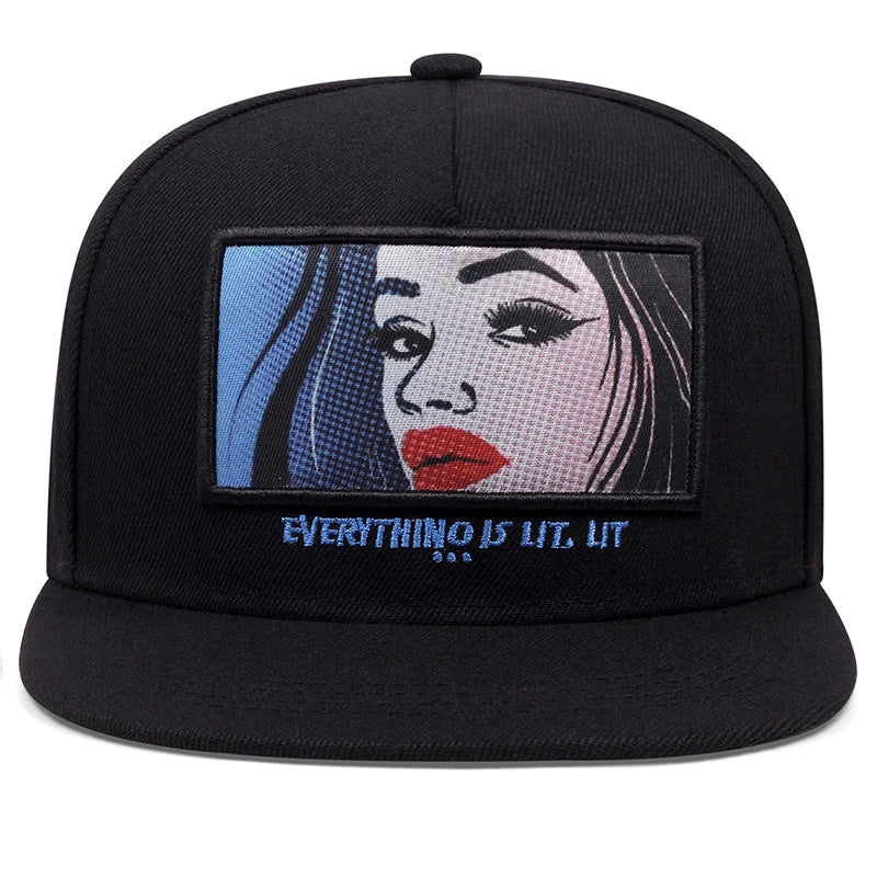 Fashion Men Women Hip Hop Baseball Cap Crown Embroidery Snapback Hat