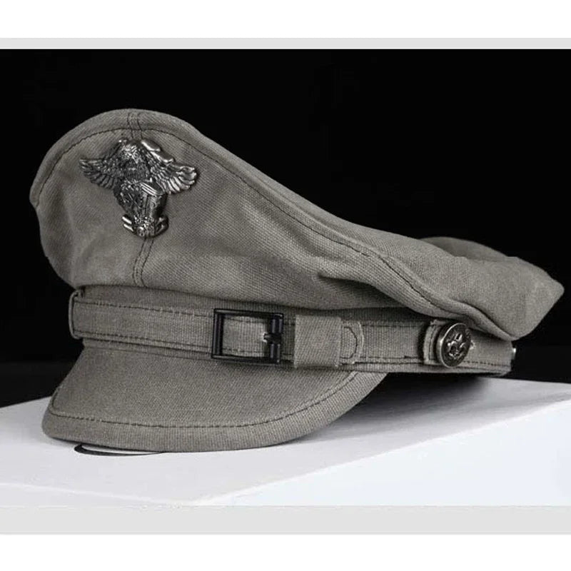 Navy Peaked Sailor Cap Men Women Spring Army Hat
