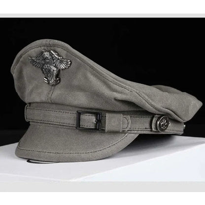 Navy Peaked Sailor Cap Men Women Spring Army Hat