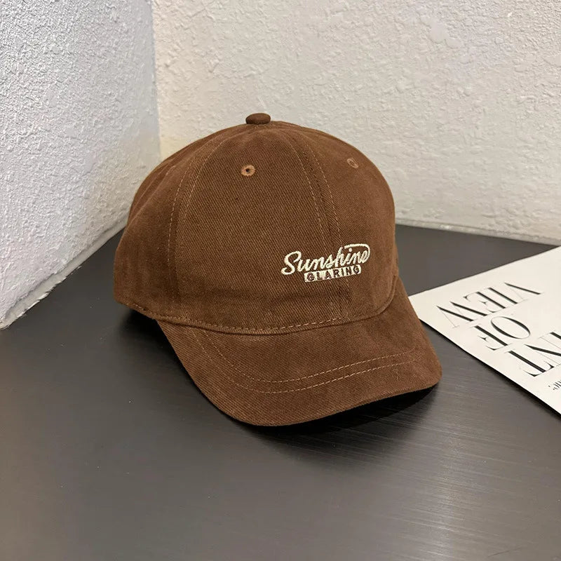 Letter Embroidery Baseball Hat For Men Women Summer