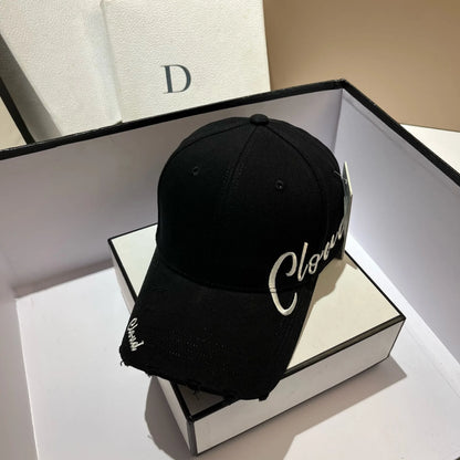 Vintage Letter Embroidery Baseball Cap