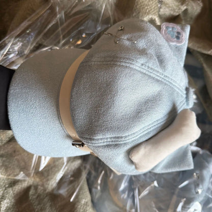Cute Cat Ears Women Beret Anime Cat Paw Print Newsboy Cap Japanese Sweet Style Baseball Hat Daily Casual Wear