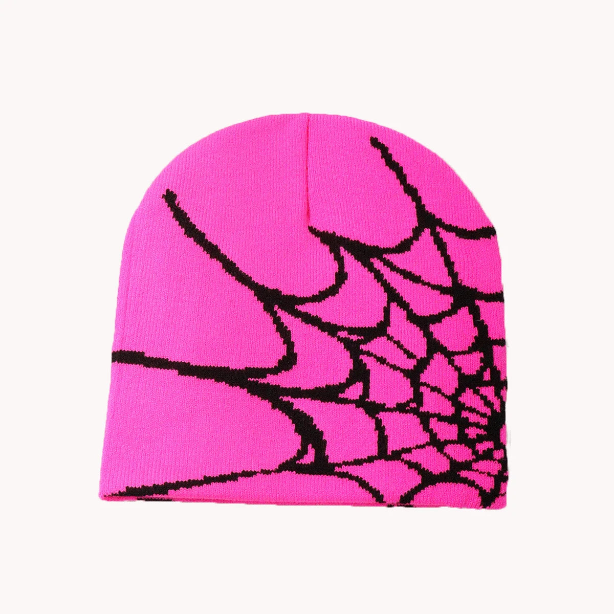 Knitting Spider Web Design Hat Skullies Beanies