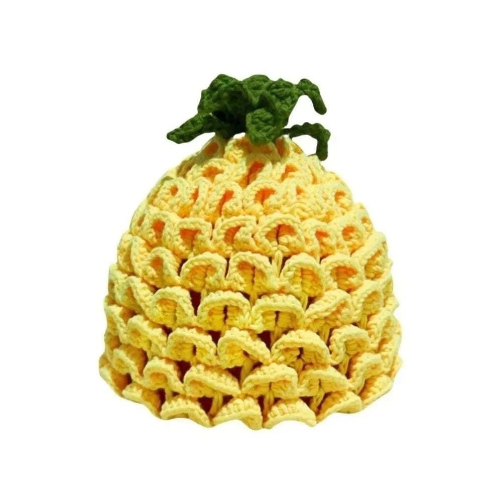 Creative Warm Knitted Fruit Hat Thick Soft Strawberry Pullover Cap