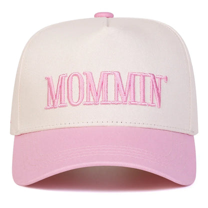 Unisex Mommin Letter Embroidery Baseball Caps Spring Autumn