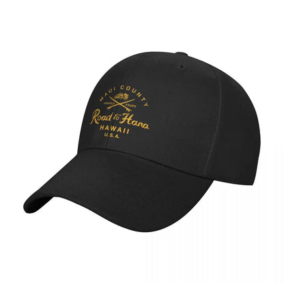 The Road to Hana Maui Hawaii Vintage Hawaiian Baseball Cap