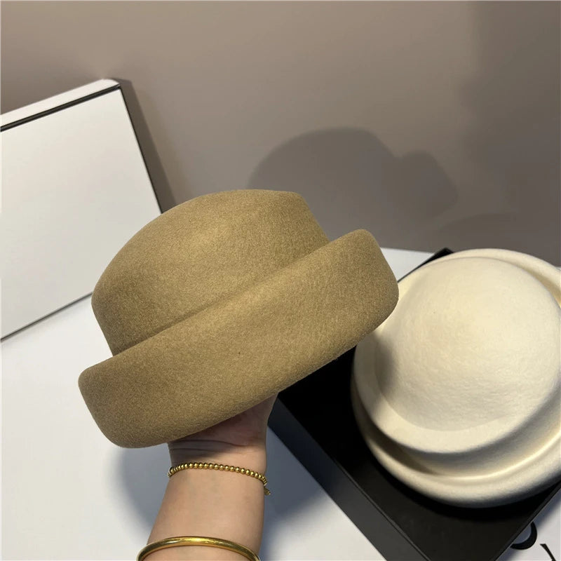 100% Australian Wool Vintage Fashion Fedora Hat