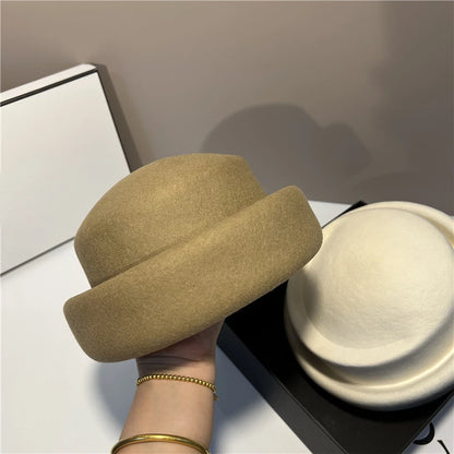 100% Australian Wool Vintage Fashion Fedora Hat