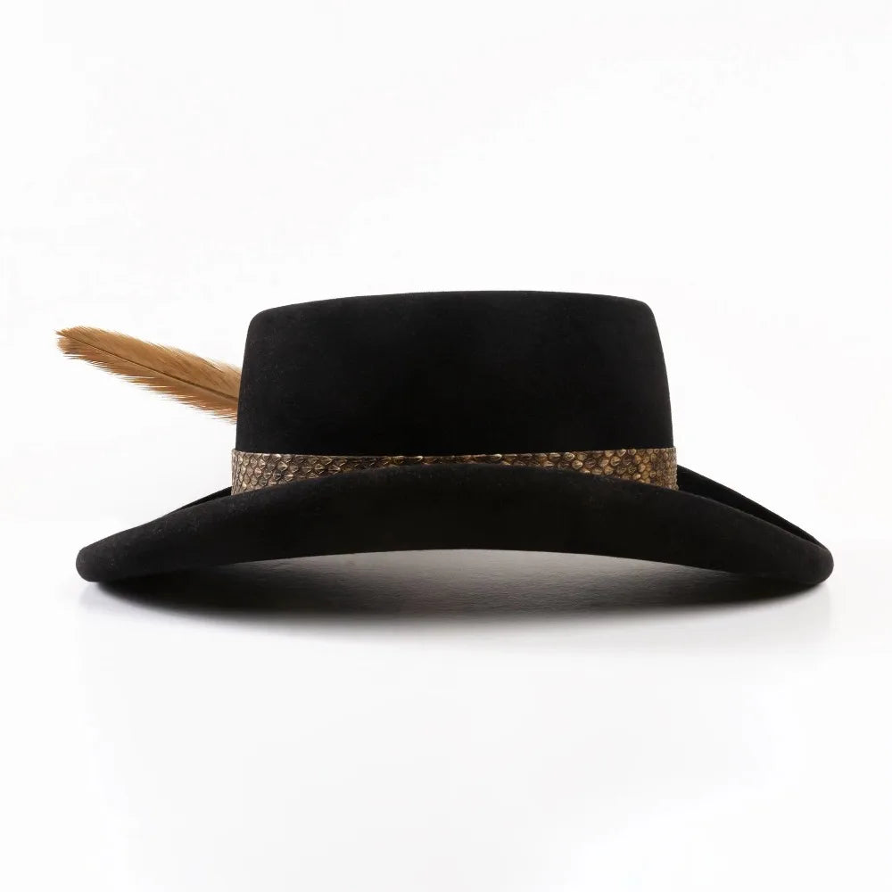 Top Sheep Felt Hat Men And Women Solid Color Sheep Felt Hat