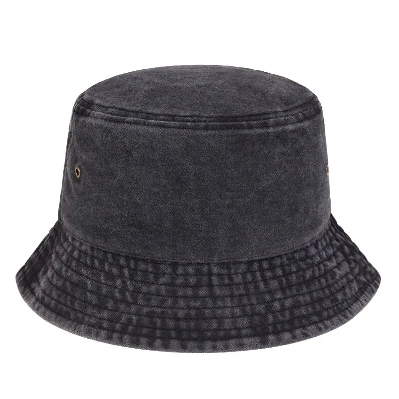 Unisex Solid Color Personality Bucket Hats Fishermen Caps Outdoor