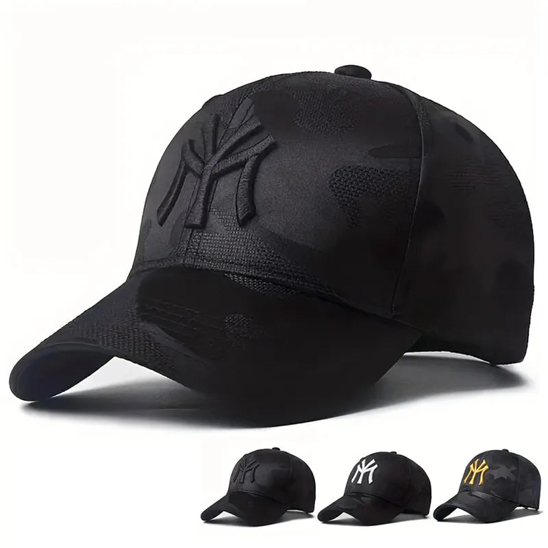 Fashion Letter Embroidery Camouflage Baseball Hats Spring And Autumn Outdoor