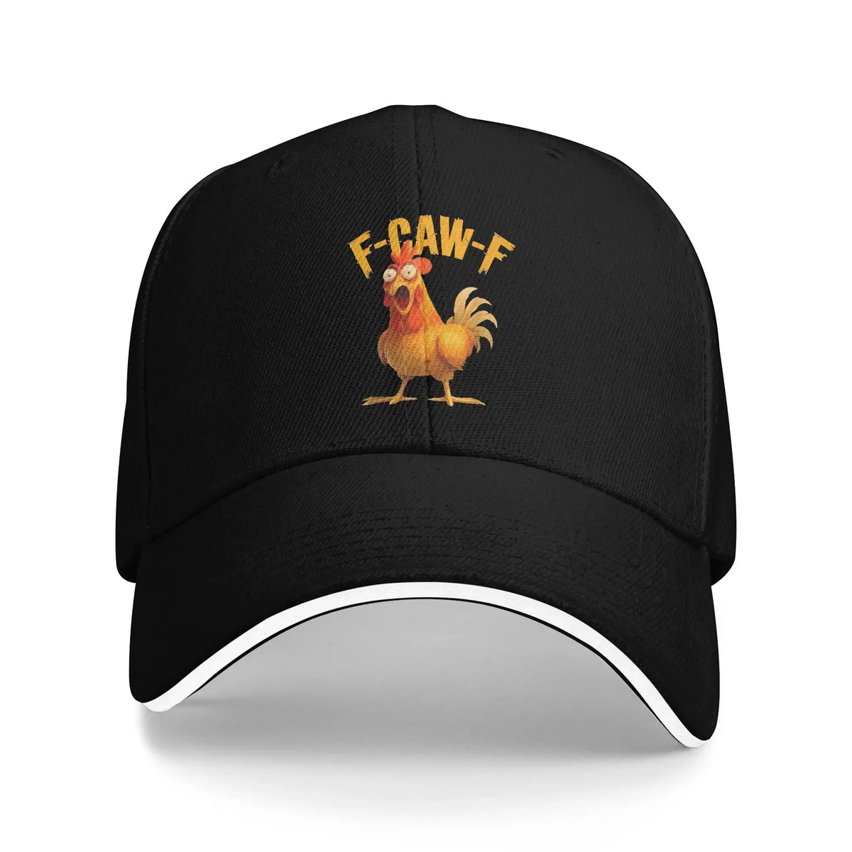 Funny F CAW F Crow Trucker Hat Trendy Adjustable Sports & Outdoor Cap Fits Most Head Sizes Trendy Trucker Hat