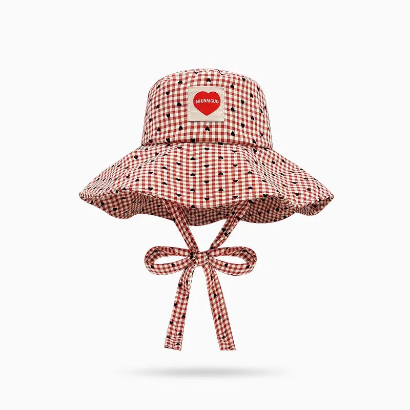 Summer Grid Wide Arrival Love Fisherman's Hat