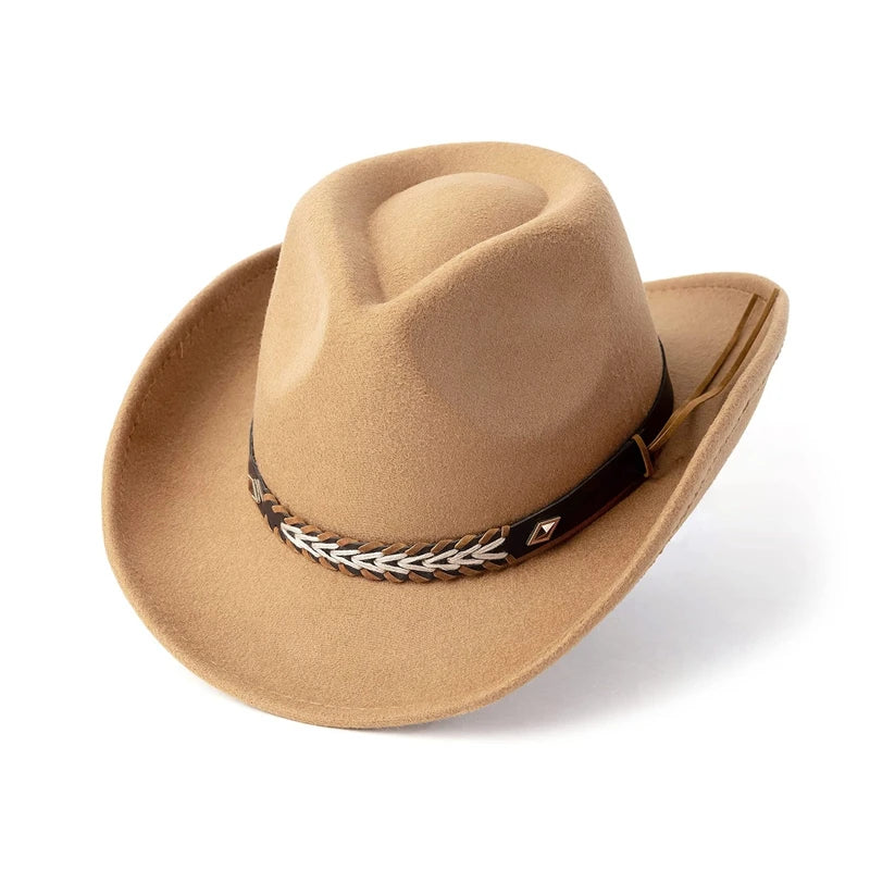 Stylish Wide Brim Straw Hat For Women Men Summer Beach Sun Hat