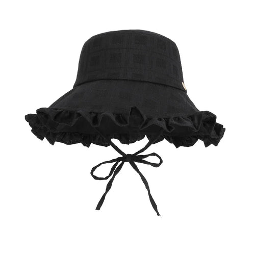 Summer Outdoor Bucket Hat Women Fashion Sun Hat