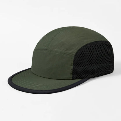 Ultralight 5 Panel Mesh Cap Dry Quick Breathable Running Cap