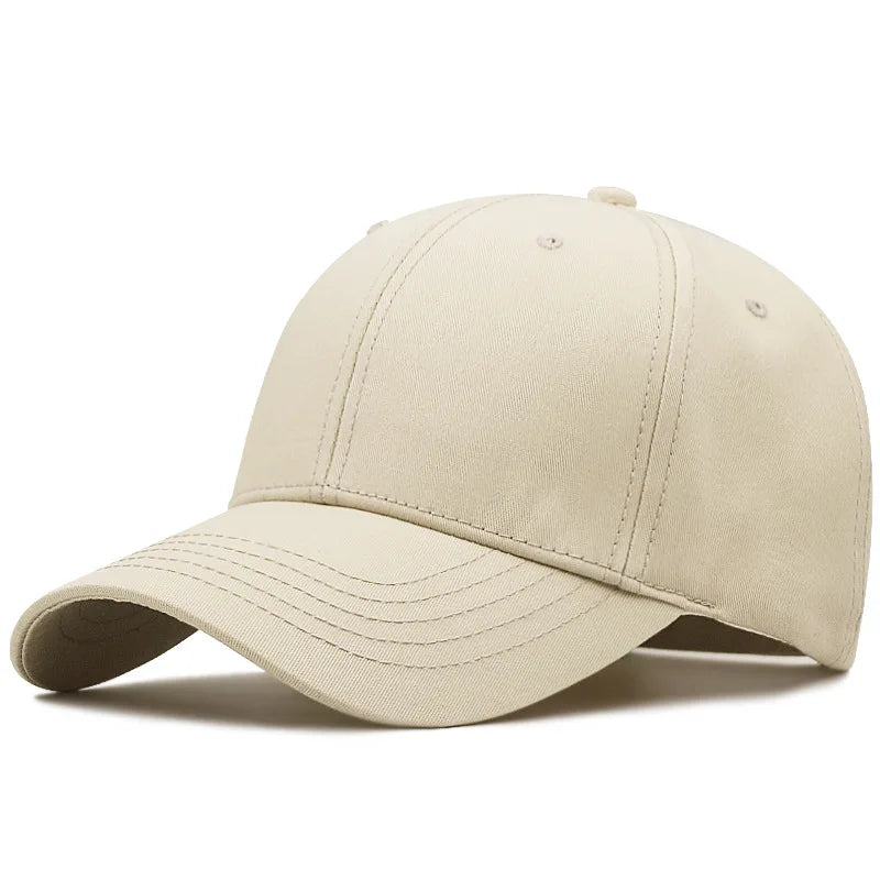 Oversize XXL Faux Linen Men Women Baseball Cap