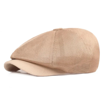 2025 Men And Women Mesh Breathable Octagonal Cap