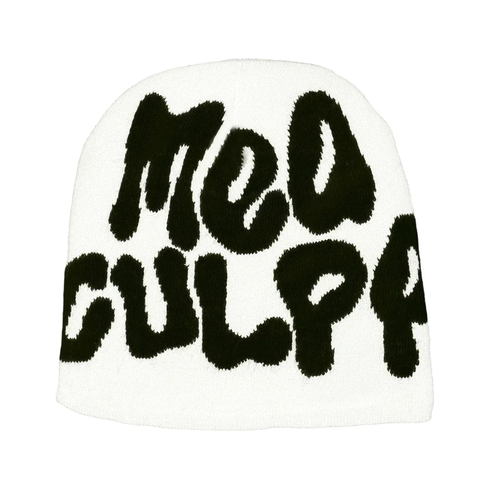 Knitting Beanies Hat Men Women Paragraph Quality Wool Cap