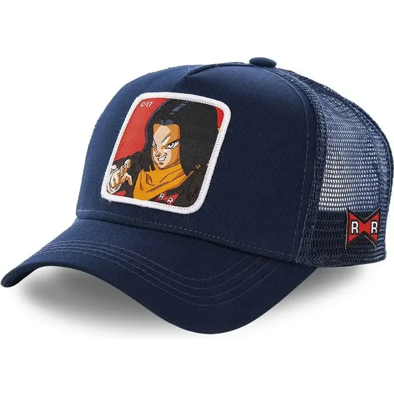 Dragon Ball Son Goku Cap Summer Travel Peaked Cap Men's Embroidery Hip-Hop Cap