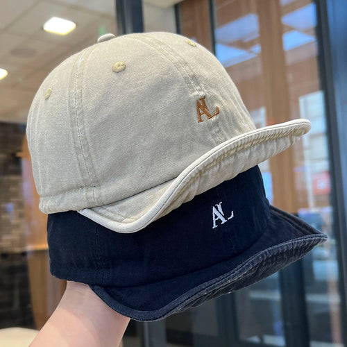 Vintage Washed Purple Baseball Cap For Women